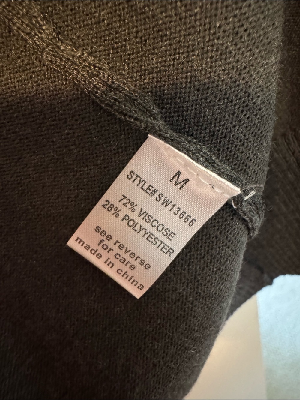 Active USA Rib-Banded Open Cardigan - Picture 4 of 5